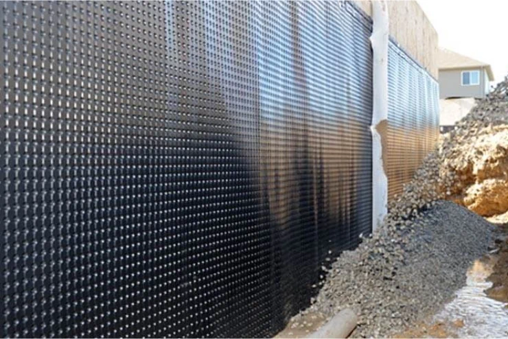 Dimple Boards for Enhanced Construction Drainage