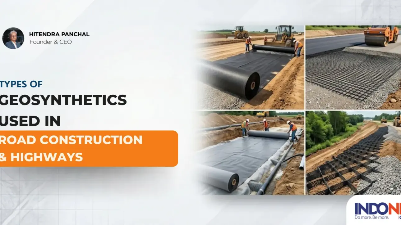 types of geosynthetics used in road construction and highways