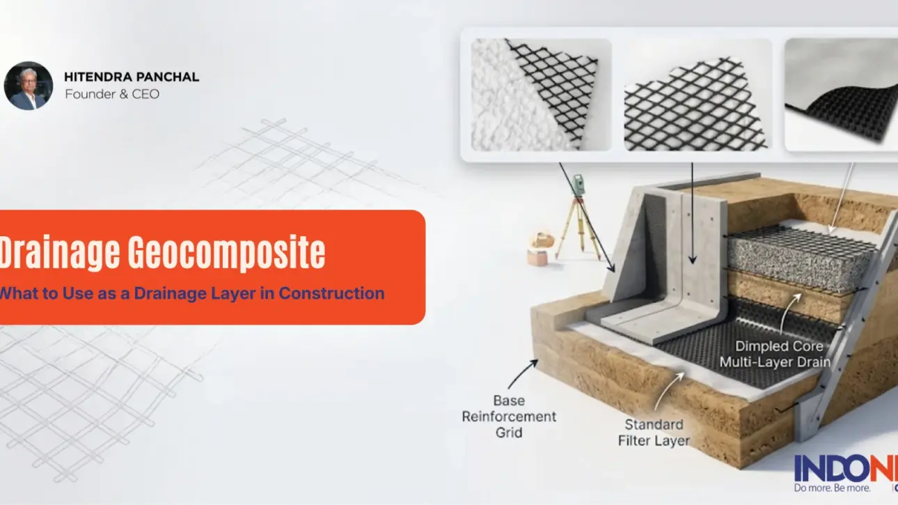 drainage geocomposite what to use as a drainage layer in construction