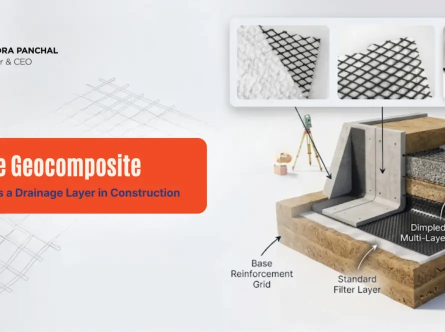 drainage geocomposite what to use as a drainage layer in construction