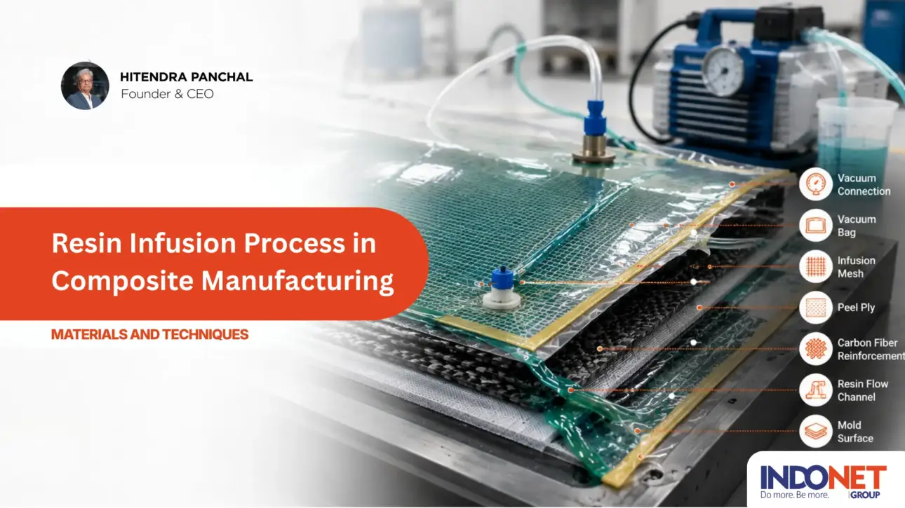 resin infusion process composite manufacturing